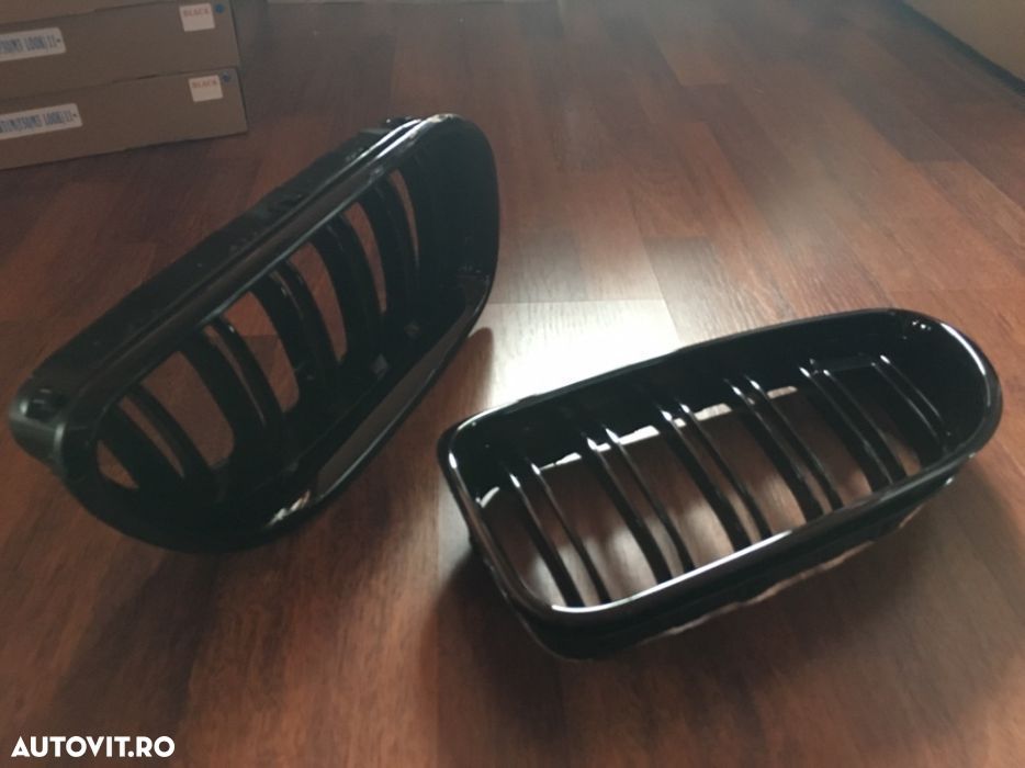 Grile duble M6 look BMW seria 6 F06 F12 F13 negru mat sau lucios  CALITATE PREMIUM ⭐️⭐️⭐️⭐️⭐️ - 1