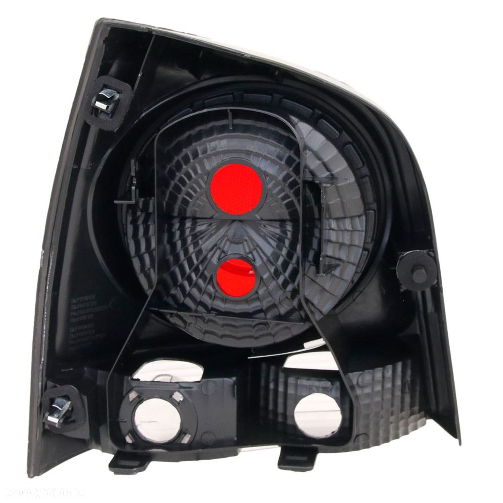 lampy tyl ne kpl czarne black tuning gti look vw polo iv 4 9n3 6q lift 2005 - 4