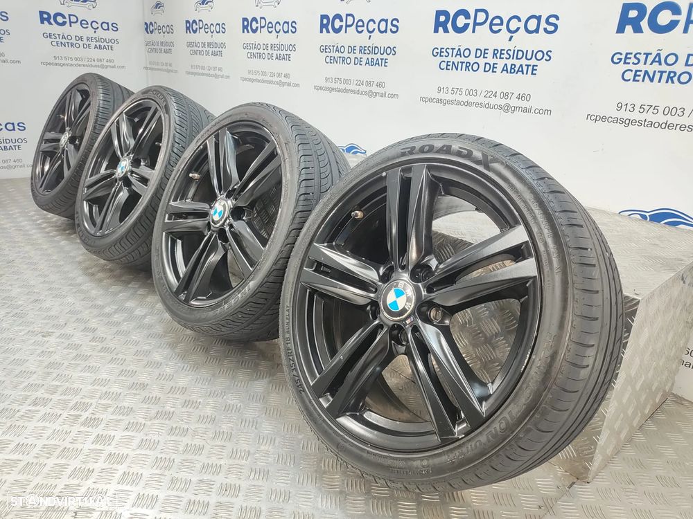 Conjunto Jantes 18 BMW Serie 1 F20 LCI 7,5J 8J ET45 ET52 5x120 - 6