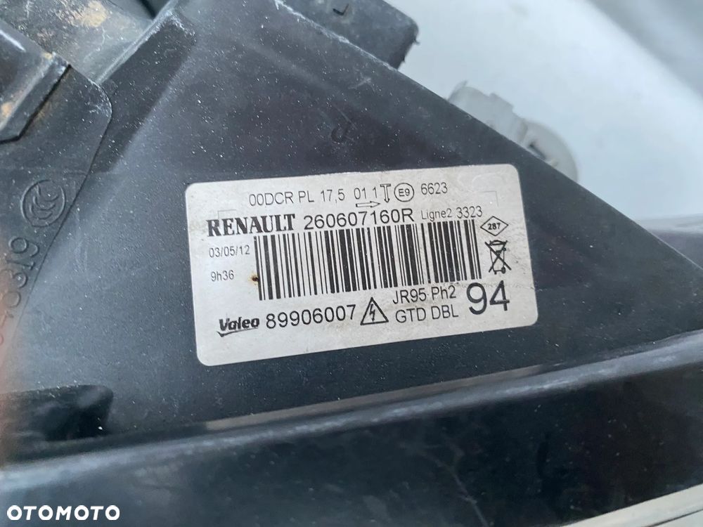 lampy scenic III lift bi xenon komplet eu całe - 3