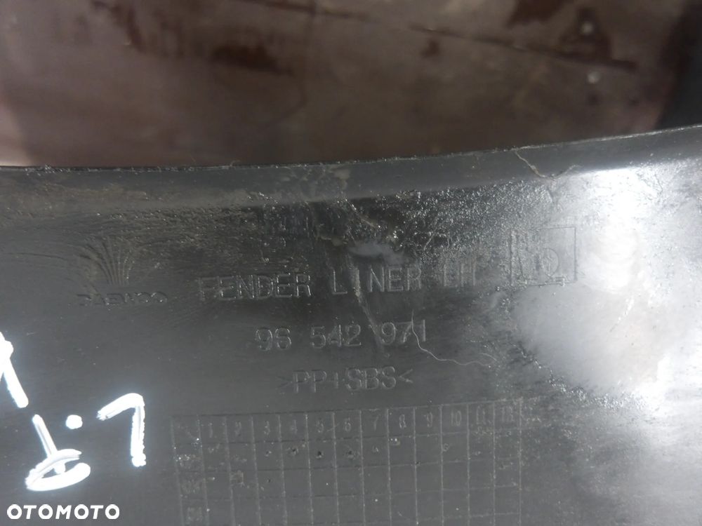 DAEWOO KALOS 1.4B NADKOLE PRAWE LEWE PRZÓD 96542972 96542971 - 9