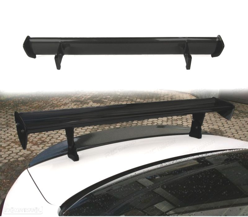 AILERON SPOILER OPEL CALIBRA 90-97 LOOK GTS PRETO BRILHANTE - 3