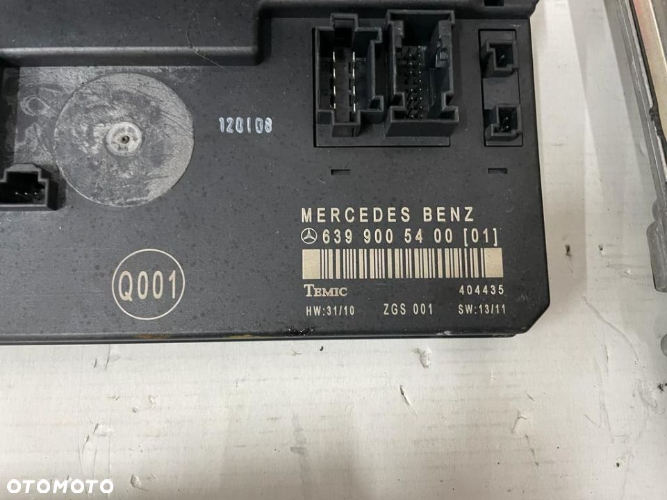 MERCEDES VITO 639 2.2 KOMPUTER ZESTAW DO ODPALENIA STACYJKA A6399007100 - 4