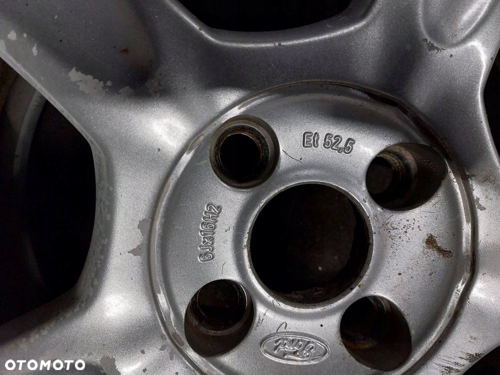 FELGI ALUMINIOWE 4 SZT 4x108 6Jx16 ET52,5 FI63,4  FORD FOCUS MK1 LIFT - 8