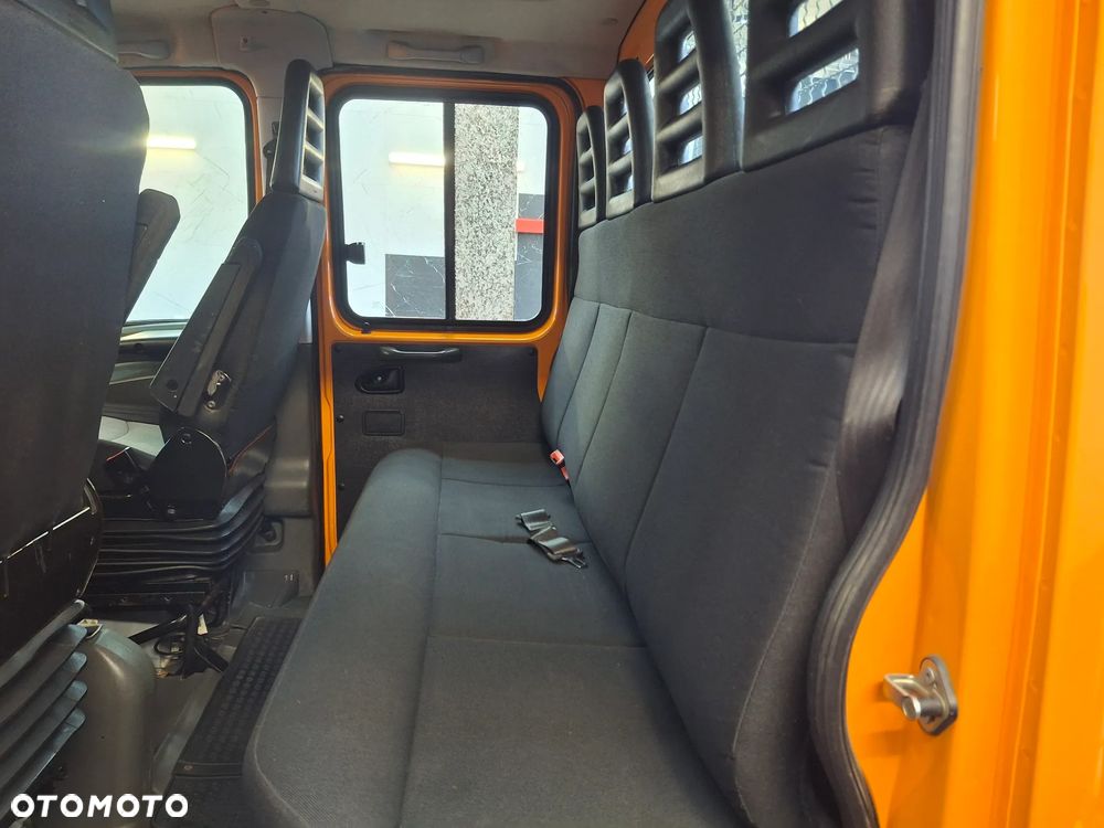 Iveco Daily 35S14 Doka Dubel Brygadówka Służba Drogowa Silnik 3.0 Pomarańczowy 6 Miejsc Hak Kamera Cofania Webasto Ogrzewanie Postojowe Klimatyzacja Fotele Pneumatyczne - 14