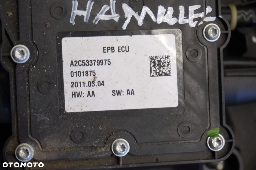 HAMULEC RĘCZNY ELEKTRYCZNY 3008 I 1.6 HDI 8V 9673094880 0204706357 A2C53379975 470217 PEUGEOT 2009-2013 - 4