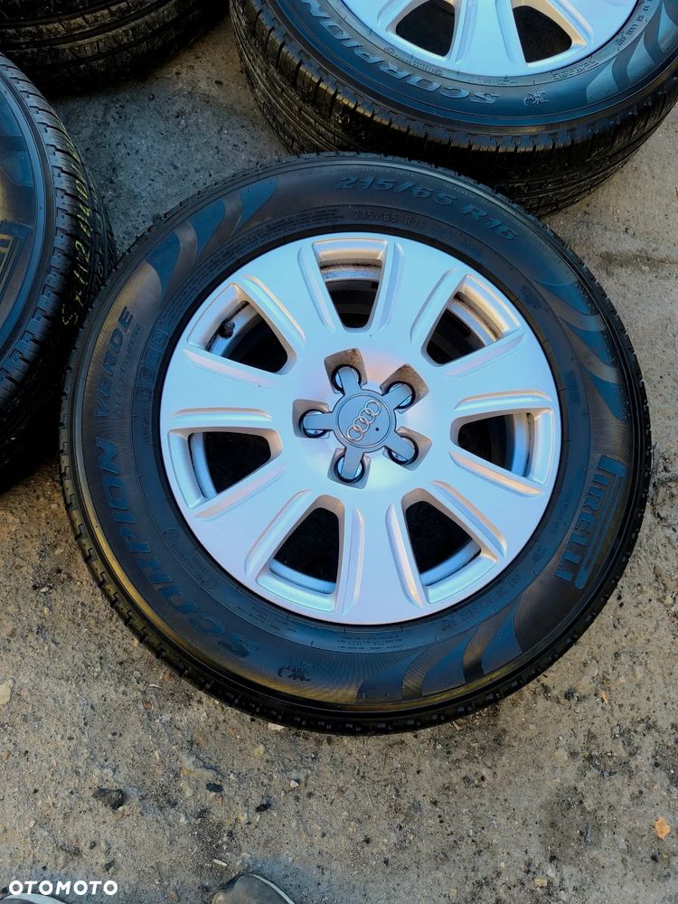 5x112 Alufelgi Felgi Aluminiowe 16 Koła Całoroczne Wielosezonowe AUDI A3 8V 8P A4 B5 B6 B7 A6 C5 C6 Q2 Q3 VW SEAT SKODA 7mm Legnica ALU-RAD 215/65 - 5