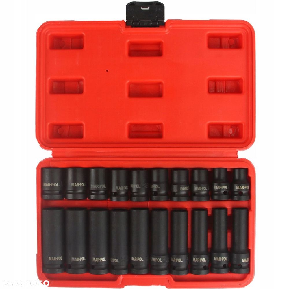 ZESTAW NASADEK UDAROWYCH 1/2" 20 EL - 4