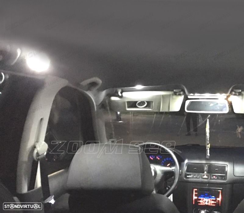 KIT COMPLETO 8 LAMPADAS LED INTERIOR LUZ DE LEITURA PARA SEAT IBIZA IV MK4 6L 02-08 - 5