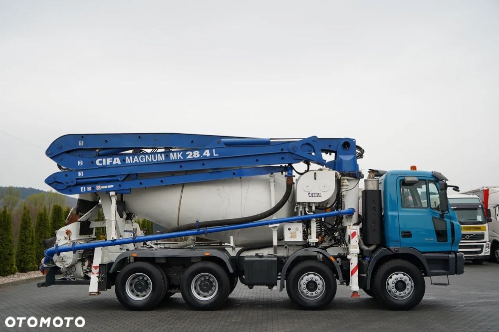 Inny ASTRA VEICOLI 84 44 / POMPOGRUSZKA / 8X4 / BETONIARKA 9 M3 + POMPA CIFA MAGNUM MK 28,4 L / STEROWANIE RADIOWE / NOWE BADANIE UDT - 6