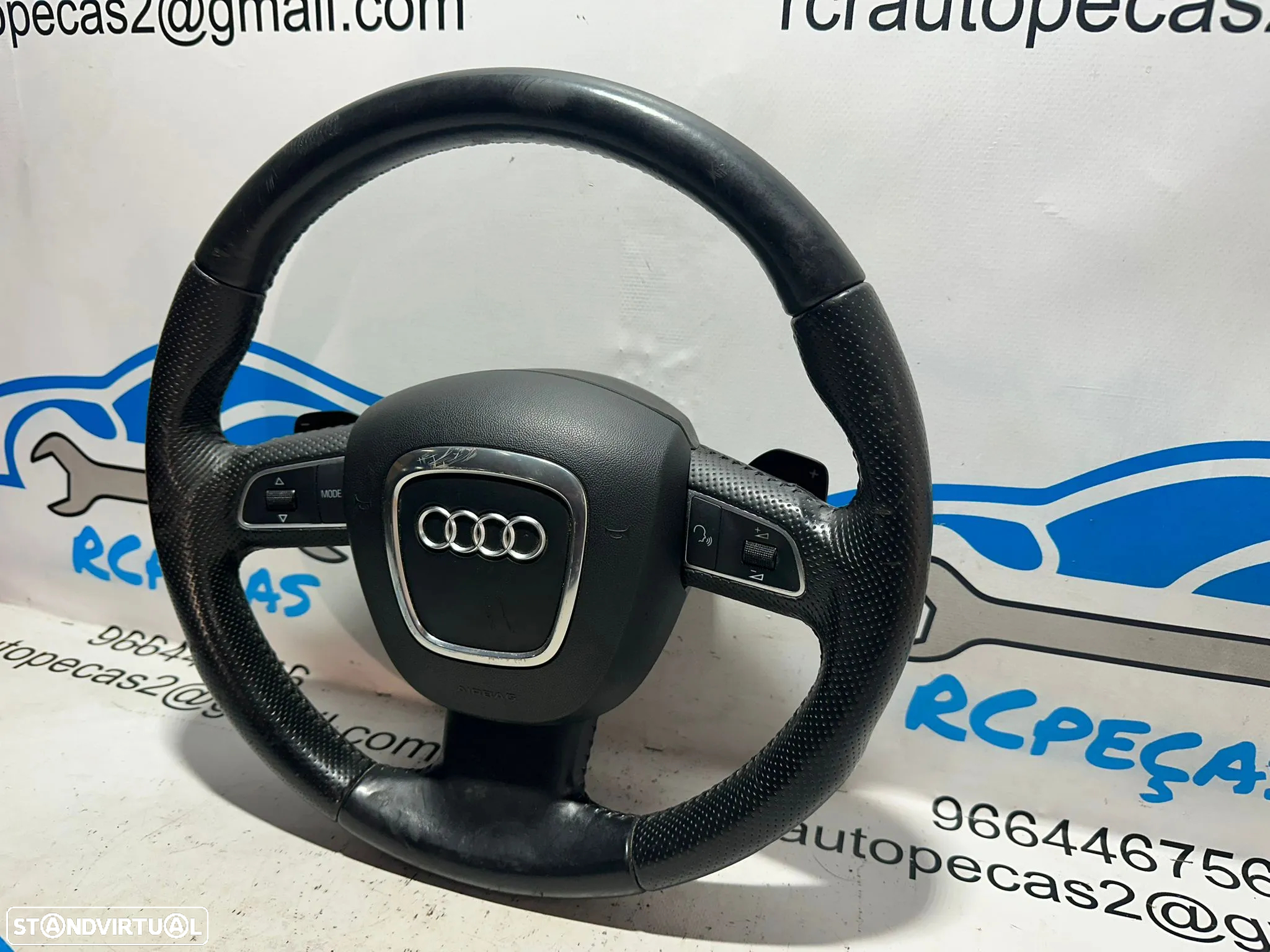 Volante Airbag Multifunções Botões Patilhas Original Audi A3 8P DSG 8R0419091GTNA 2008 - 2012 - 4