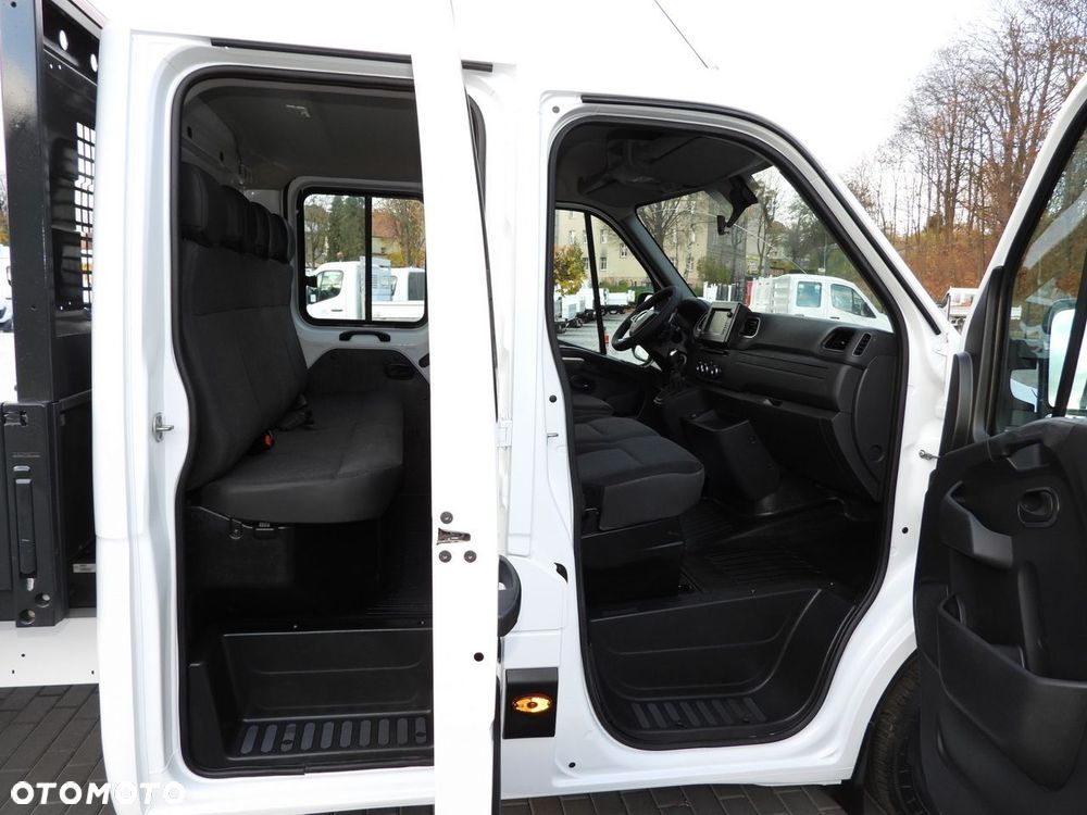 Renault MASTER WYWROTKA PODWÓJNA KABINA DOKA 7 MIEJSC TEMPOMAT NAWIGACJA LEDY KLIMATYZACJA  145KM - 37