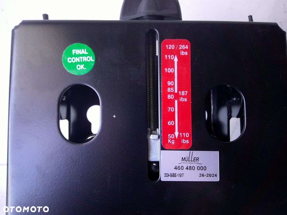 Fotel kierowcy Vario Seat muller 460480000 do traktora maszyny budowlanej widlaka - 4