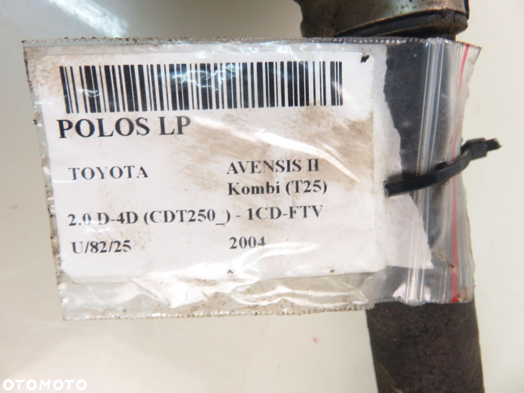 PÓŁOŚ LEWA PRZEDNIA TOYOTA AVENSIS II Kombi  2.0 D-4D 116 - 1CD-FTV - 9