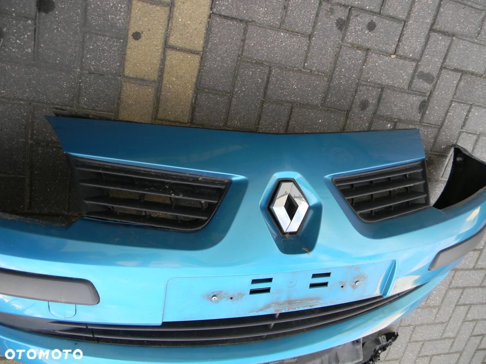 RENAULT MODUS TEJ42 maska silnika zderzak pas kompletny przód - 12