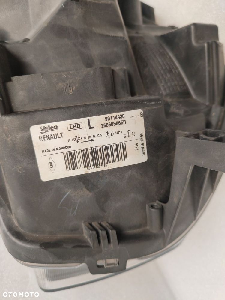 dacia sandero i zw z led lampa lewy przód 260605665r, 90114430 - 9