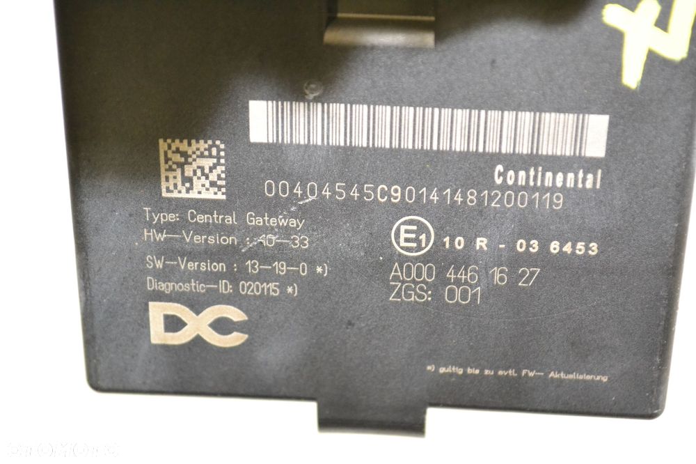 MERCEDES ACTROS MP4 EURO 6 MODUŁ GATEWAY CGW A0004461627 - 4