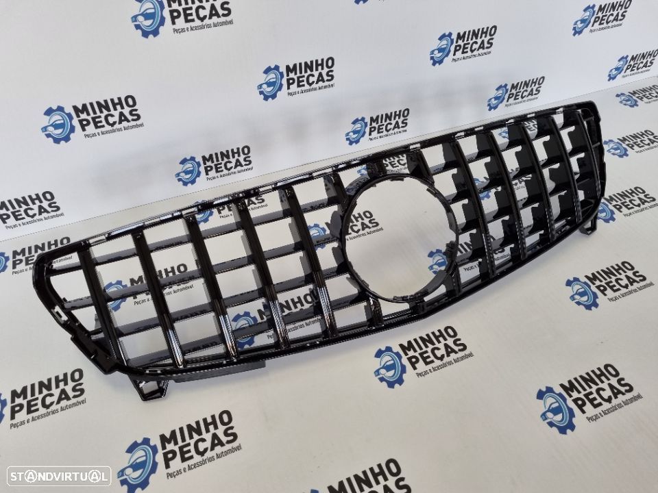 Grelha Frontal Mercedes Class A (W176) GTR Facelift Preto Brilho - 4