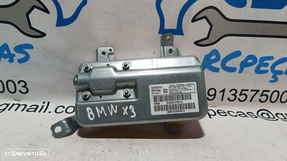 AIRBAG PORTA PORTAS FRENTE FRONTAL ESQUERDA BMW X3 E83 E83 LCI 72123426315 3426315