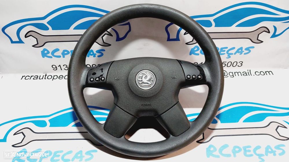 VOLANTE GUIADOR COMPLETO OPEL 24439964 OPEL VECTRA C Z02 COMANDOS MULTIFUNÇÕES AIRBAG - 1
