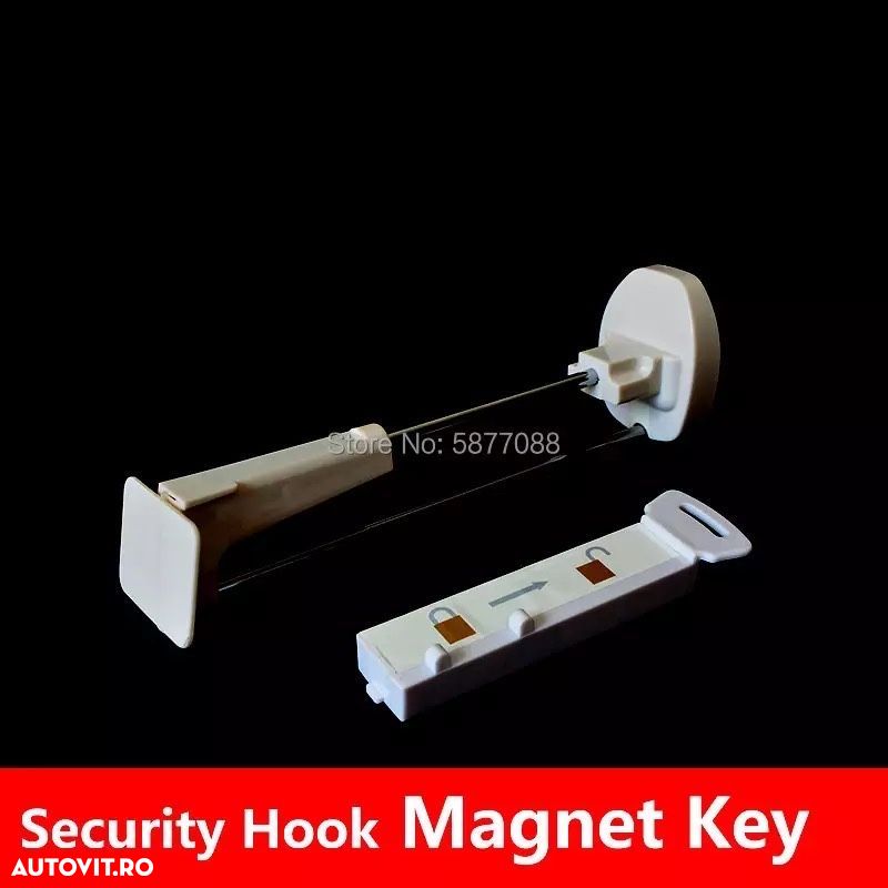 Cheie magnet detasator alarma raft - 2