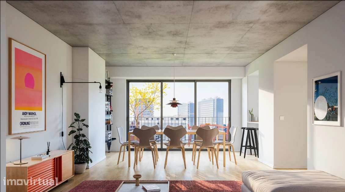 Apartamento T2 Smart | Novo | Leça Palmeira | Edifício Core Leça - Grande imagem: 3/8