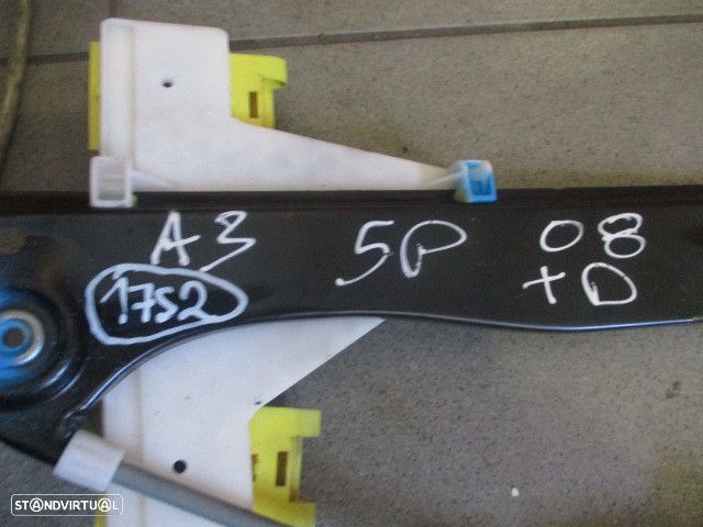 Elevador Sem Motor 8P4839462A AUDI A3 2008 5P TD AUDI A3 8P SPORTBACK 2008 2.0TDI 140CV 5P CINZA AUDI A3 2009 2.0TDI 170CV 5P PRETO TD - 1