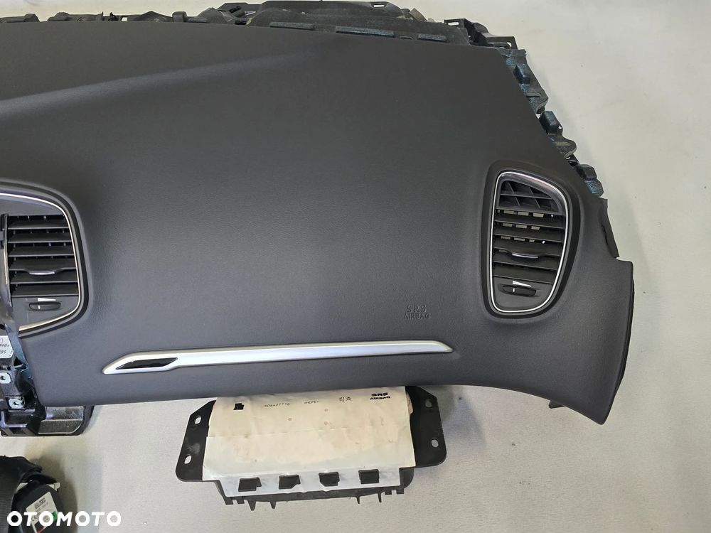 RENAULT SCENIC 4 IV DESKA KONSOLA AIRBAG PASY PODUSZKI - 3