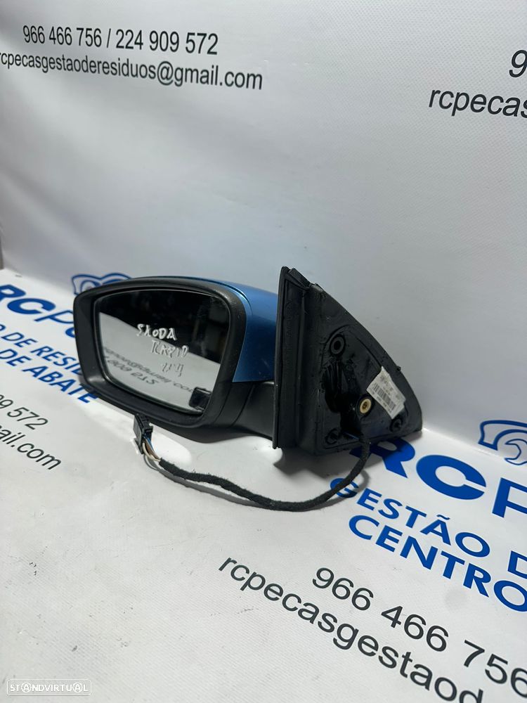 .ESPELHO RETROVISOR ESQUERDO SKODA Rapid 5JC857407C 2012 - 2019 - 3