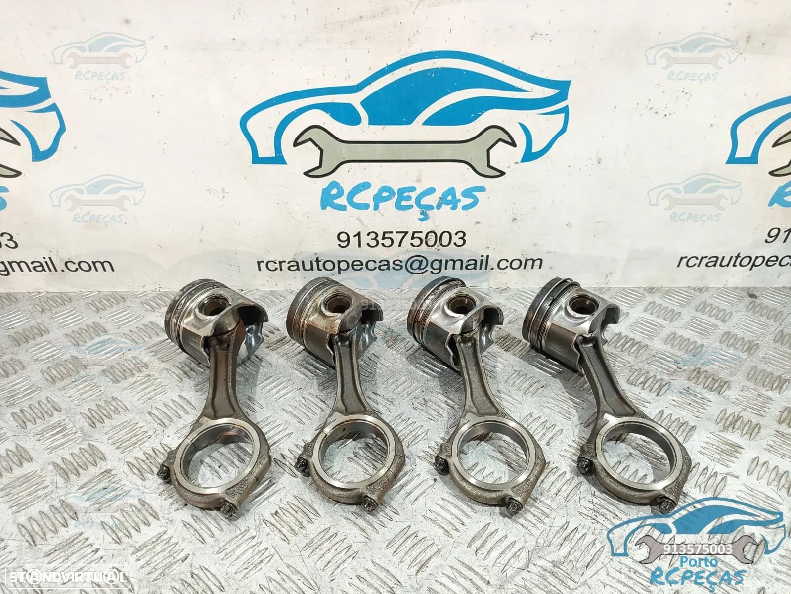 4 Pistões Audi - Motor CDU 3.0d V6 24v - 059AE - Pistão Piston - A5 | A6 | A7 | Q5 | Q7 - 1