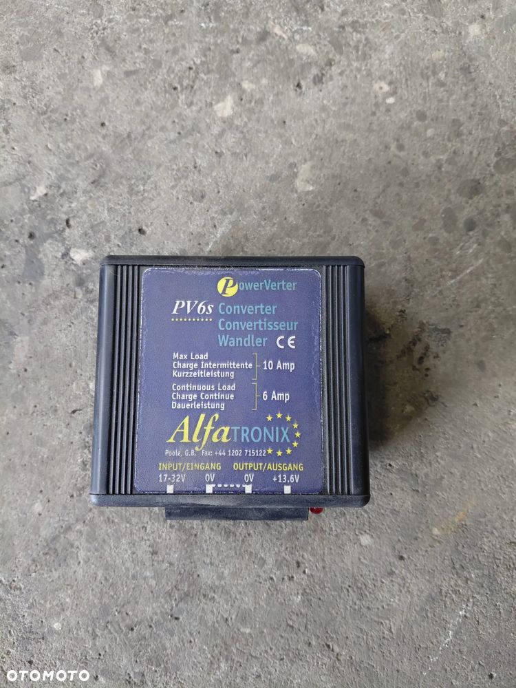 Przetwornica Reduktor Napięcia 24V -> 12V Alfatronix PowerVerter PV6s - 1