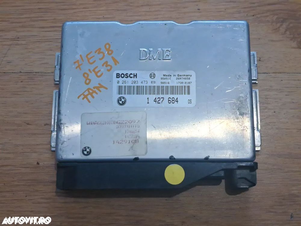 Unitate control ECU calculator motor DME M5.2 Original BMW Seria 7 E38 Seria 8 E31 750i 750iL 850Ci M73 - 1