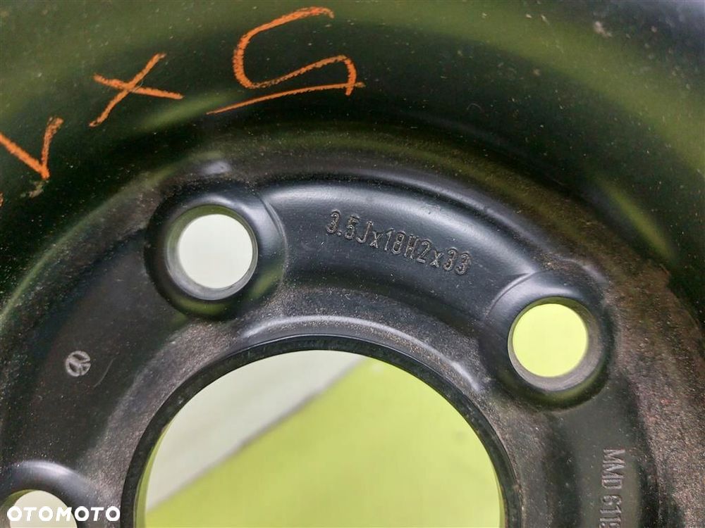 Koło dojazdowe FELGA STALOWA Jaguar XJ X300 94-97 5X120 3.5J X 18 ET 45 - 7