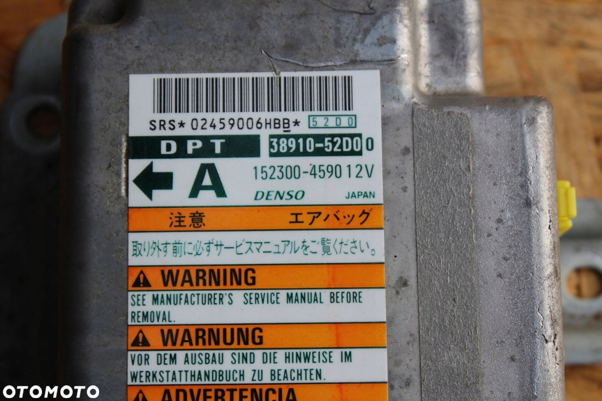 Moduł poduszek AIRBAG Suzuki vitara XL7 38910-52D0 - 2