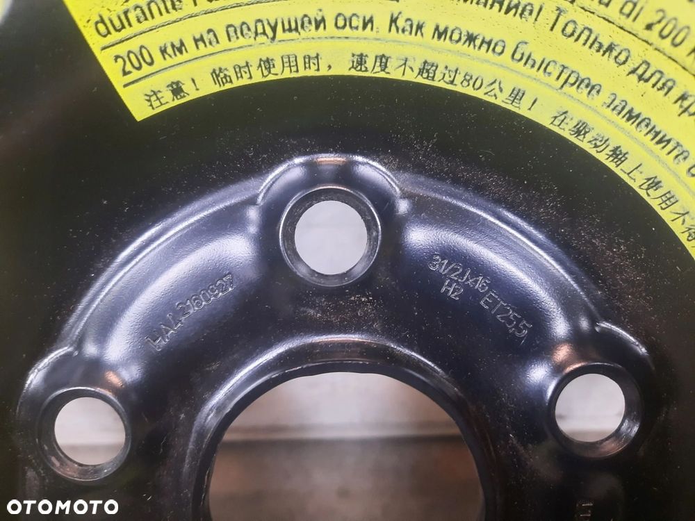 KOŁO DOJAZDOWE ZAPASÓWKA 16'' VW GOLF VII AUDI A3 8V 1K0601027AQ 5x112 - 4