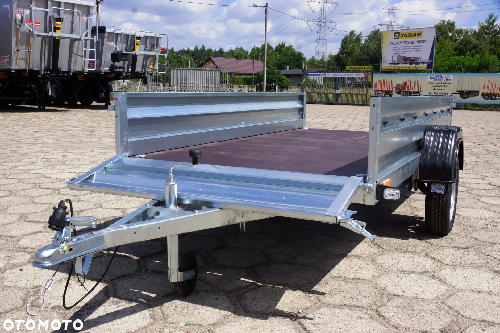 Zaslaw 1 oś, przyczepa prawko B, 750 kg DMC  MOCNA I SOLDNA - 17