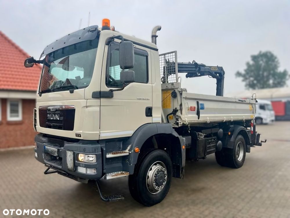 MAN TGM 18.290 4x4 – WYWROTKA MEILLER + PALFINGER PK 11001-K Z CHWYTAKIEM - 2