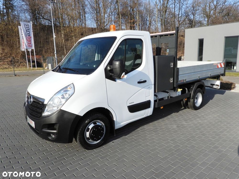 Opel MOVANO WYWROTKA TROJSTRONNA 3 MIEJSC BLIŹNIACZE KOŁA KLIMATYZACJA  130KM - 7