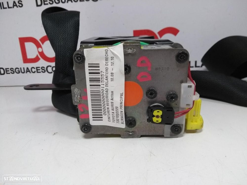 CINTO SEGURANÇA FRONTAL DIREITO TOYOTA AURIS 2009 -7321002220 - 2