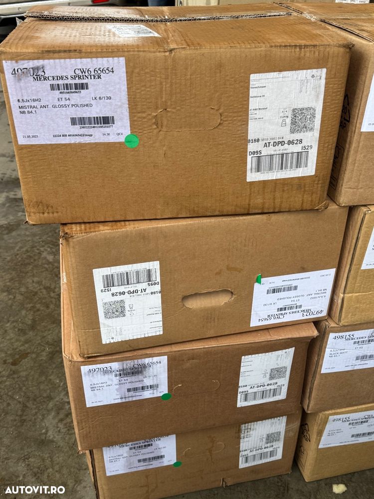 Vând jante aliaj Borbet bicolore Mercedes sprinter pe 16” - 5