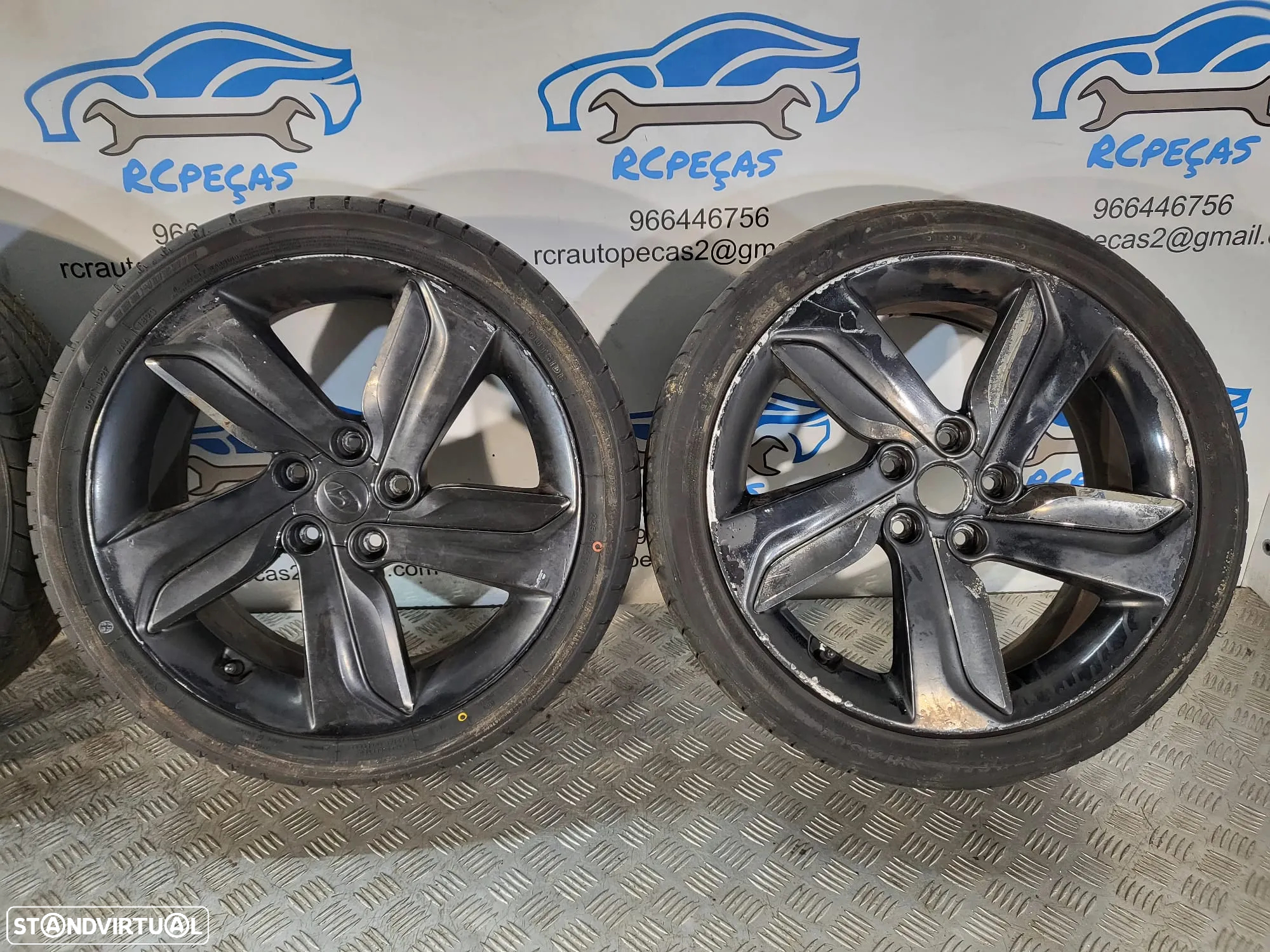 Conjunto Jantes 18 Originais Hyundai Veloster Turbo ET49 7.5J 5x114 52910-2V350 - 5