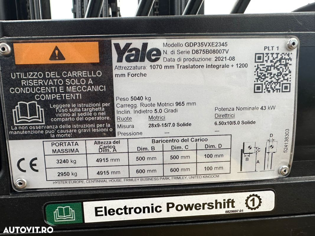 Yale GDP35VXE - 10