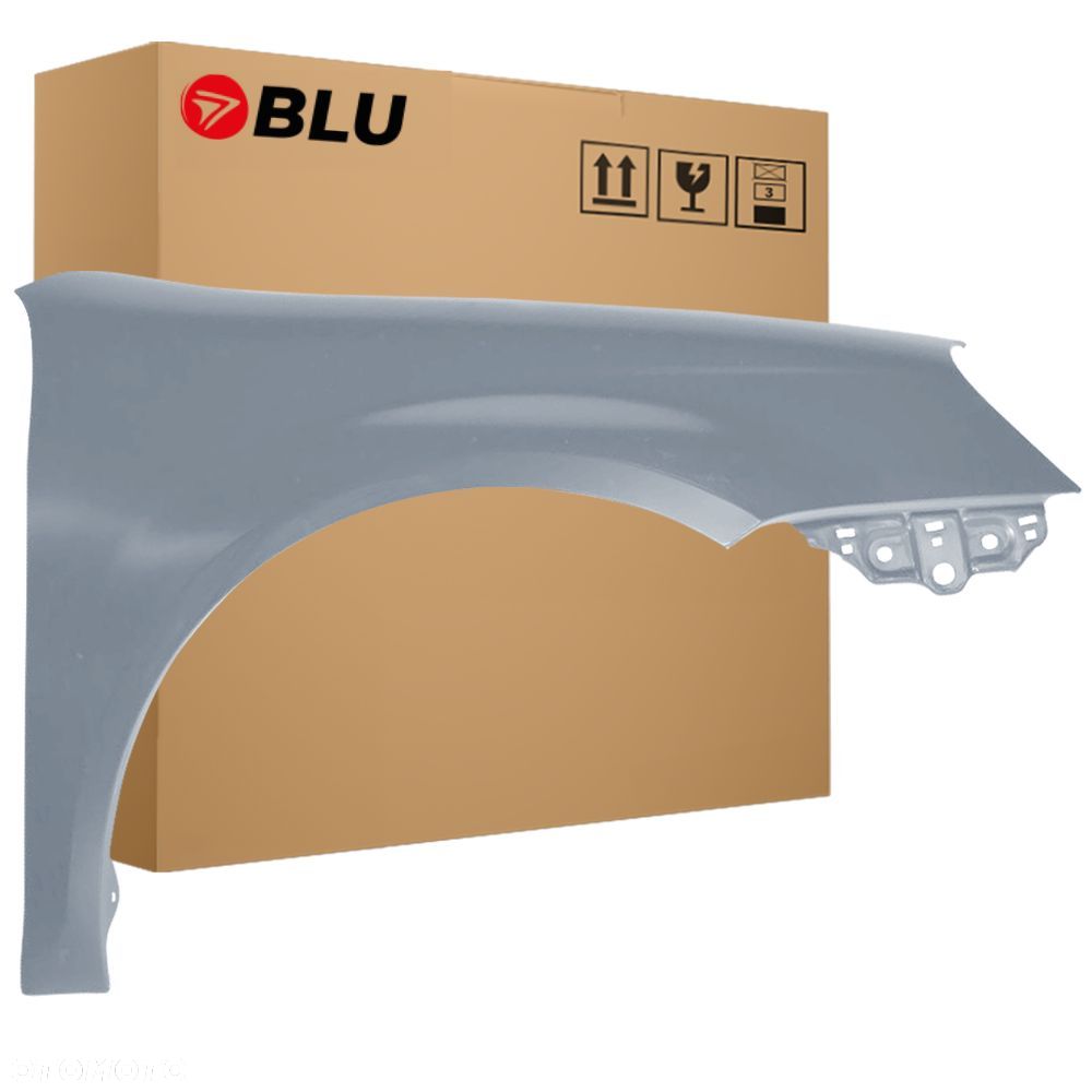 BLU Błotnik VOLKSWAGEN JETTA A5 V GOLF 5 V KOMBI LD7X prawy przód szary 05-10 PlatinGrau