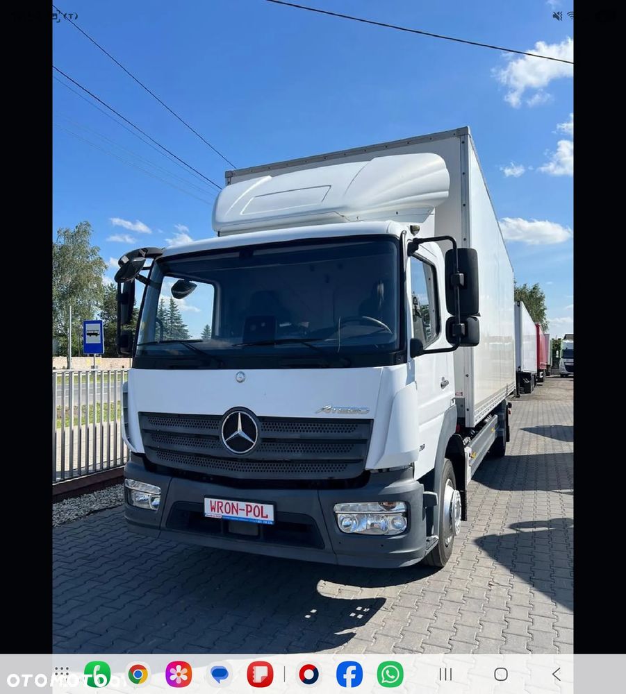 Mercedes-Benz Atego 1218 kontener winda mały Przebieg sprowadzony wron-pol - 28
