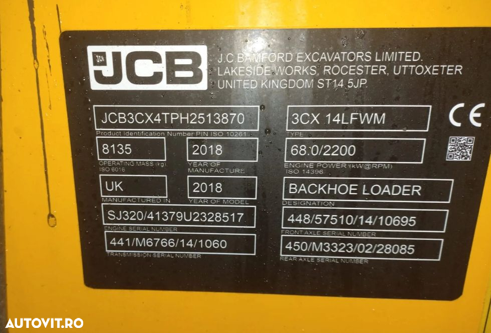 JCB 3CX Buldoexcavator - 7