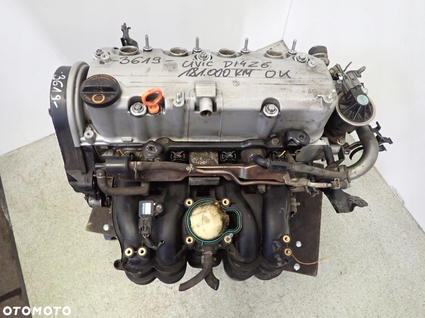 HONDA CIVIC VII 7 GEN 01-05 1.4 BENZYNA D14Z6 SILNIK MOTOR - 5