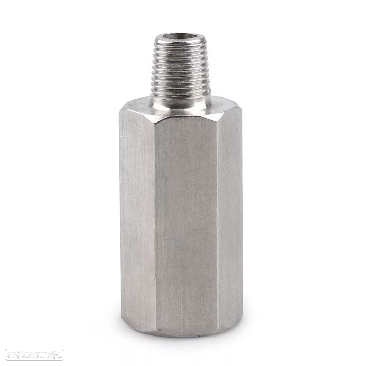 Adaptador Sensores de Pressão / Temperatura óleo 1/8 - Inox - 4