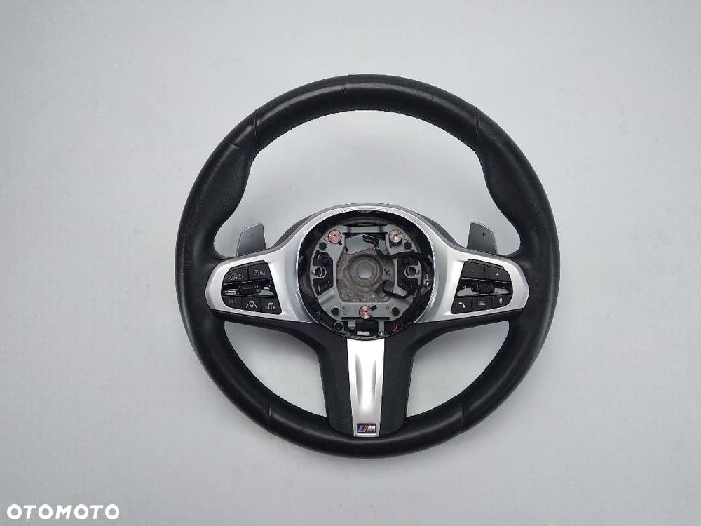 KIEROWNICA SPORT M PAKIET SKÓRA ŁOPATKI BMW 5 G30 8746165 - 1