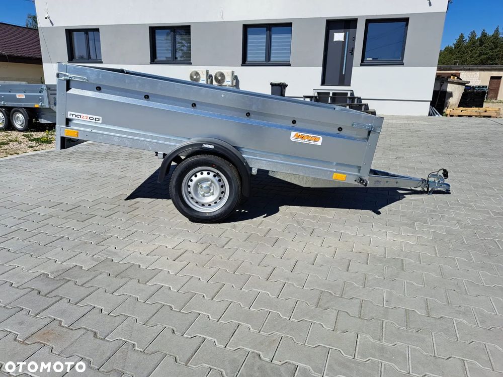 Neptun DOSTAWA Przyczepka 236x129x45cm DMC750kg SPAWANA RAMA, Resor 4-piórowy z amortyzatorem, WYSOKA BURTA - 4