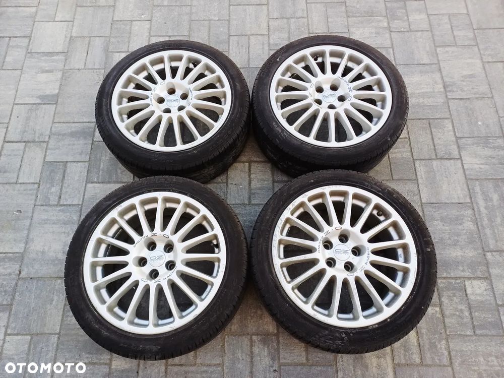 FELGI Z OPONAMI KOŁA ALUMINIOWE OZ RACING AUDI R17 5X100 ET35 57,1 mm OPONY PIRELLI P7 CINTURATO 225/45 LATO NR7 - 1